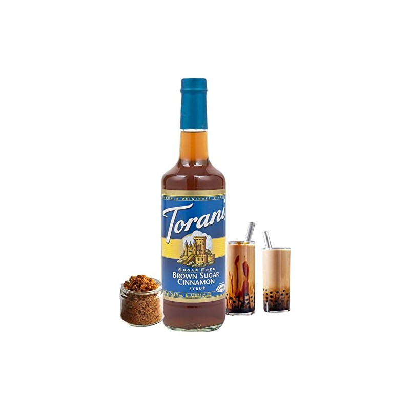 Torani Brown Sugar Cinnamon Syrup Sugar Free 25.4 Fl Oz