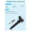TAUTOY Set Of 4 UF562 Ignition Coil Pack & Iridium