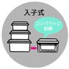 Skater SLUS3AG-A Antibacterial Sealing Container, Storage Container, My Neighbor Totoro,