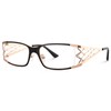 VOOGLAM Blue light Glasses for Women Men Black Frame Eyeglasses