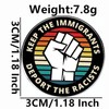 2 Pcs Keep the Immigrants Deport the Racists Pins, Anti-Deportation