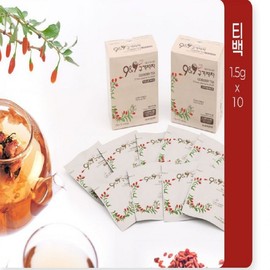 Ttaeng-Deal Korean Nine-Times Steamed & Dried Cheongyang Goji Berry Teabags Portable