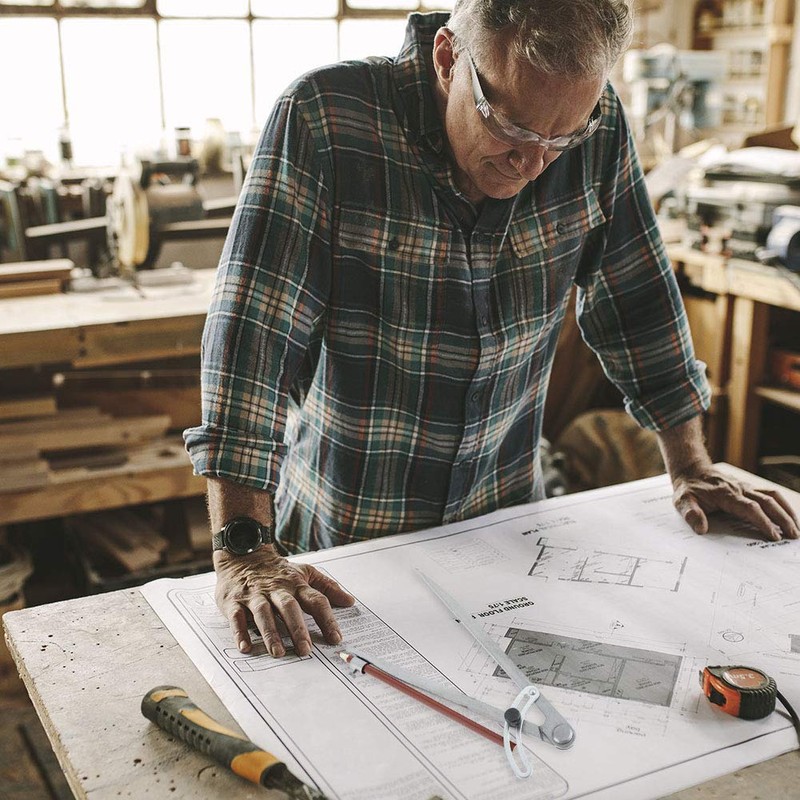 Thursday April Large Pencil Marking Compass Leather Compass Wing Leather