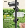 iBorn Bird Feeders Station Mesh Tray and Ring for 1”