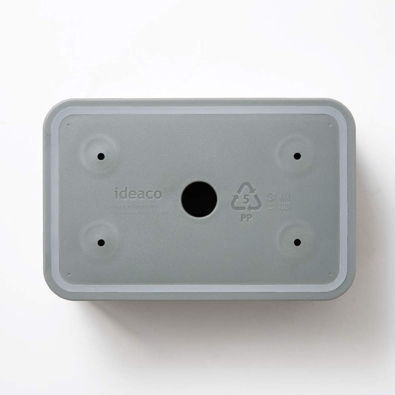 ideaco Compact Tissue Case, Black, Wall Mounted, Screws and Magnets