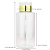 10oz Gold Push-Down Dispenser Bottle - 1 Bottle - Empty