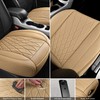 CAR PASS 2 Pack Leather Front Car Seat Covers, Bottom