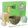hzuisst Matcha Whisk Set, 6Pcs Matcha Set with 100-Tine Bamboo