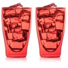 2 x 400 ml "red" XL double-walled coffee and tea