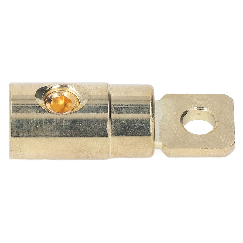 Pair Power Battery O Ring Terminals Brass Gold Plated High