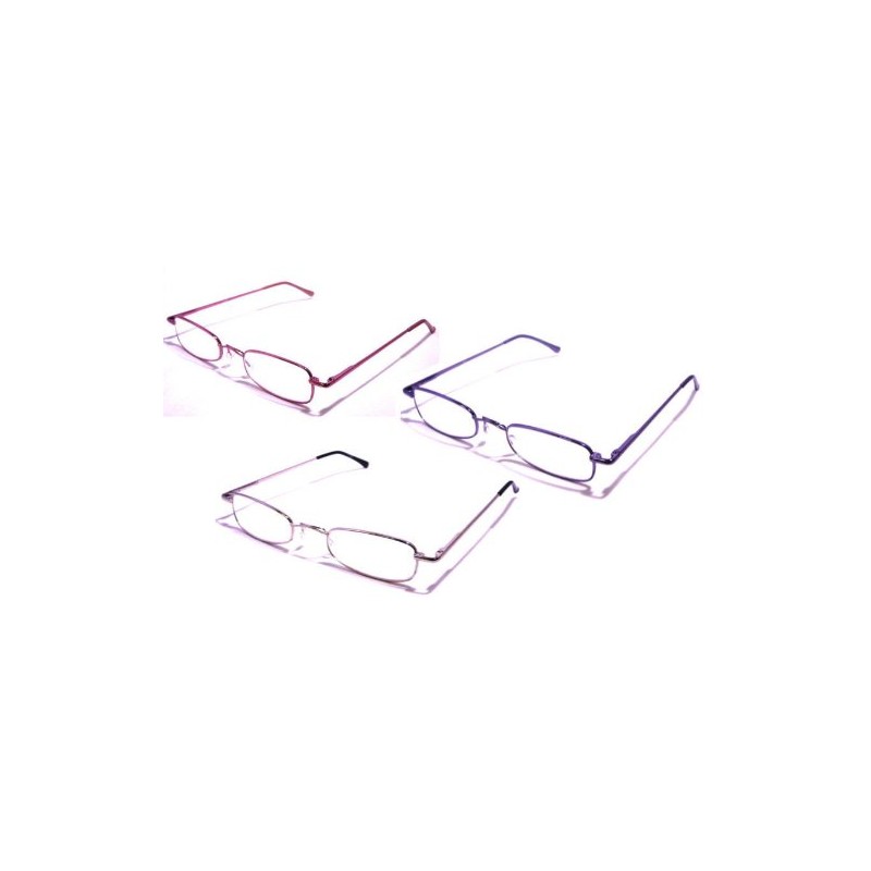 お洒落なシニアグラス携帯老眼鏡(312) (+1.00, ピンク/ピンク)