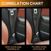 15 Sets Universal Fit Seatbelt Stopper Kit, Seat Belt Button