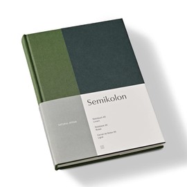 Semikolon 368725 - Natural Affair A5 Lined Notebook - 176 Pages Cream Paper - Bookmark - Botanic