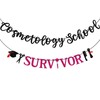 Cosmetology School Survivor Banner, Cosmetology Graduation Decorations, Cosmetology Supplies, Cosmetology