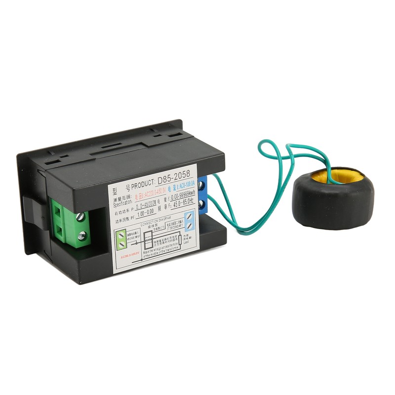 AC Meter Single Phase LCD Digital AC Panel Meter Voltage