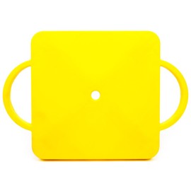11.5" Gym Class Super Scooters Sliding Board with Non-Skid Casters and Safety Handles by K-Roo Sports (Yellow)