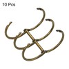 PATIKIL 1.18" Dia 3-Rings Book Rings, 10 Pack Metal Binder