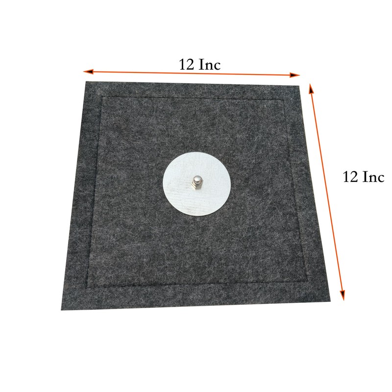Fireplace Flue Plug, 12" Square Stopper for Fireplace& Wood Stove.