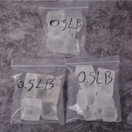 Justinstones 1/2LB Natural Raw Clear Calcite Gemstone Mineral Healing Crystal Nuggets