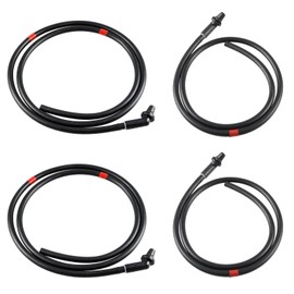 HIMARKLIF 4Pcs Sunroof Drain Tube Compatible with Land Rover LR3 4.0L 4.4L 2005-2009 / LR4 3.0L 5.0L 2010-2015 Replace#:EEH500100, EEH500110 （2Pcs Front +2Pcs Rear）