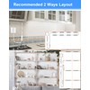 Cefrank LED Under Shelf Lighting Kit, (8) Linkable 12-Inch Light