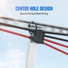 ECO-WORTHY Integrated Solar Connector 2-4 Y Branch Parallel PV Adapter