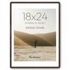 18x24 Picture Frame, Large Rustic Poster Frame 18"x24", matted to