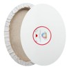 TRANSON 3 Sizes Oval Shaped Stretched Canvas Primed Ready for