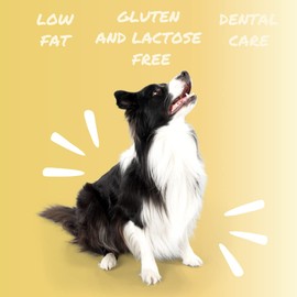 Likeabone Dog Treats - Long Lasting, High Protein, Lactose Free - 100% Natural Cheese Chews - Salmon, Chicken and Peanut Butter Flavors - 3 Count