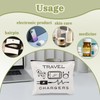 Travel Cable Organizer Bag for Women Men Charger Organizer Travel
