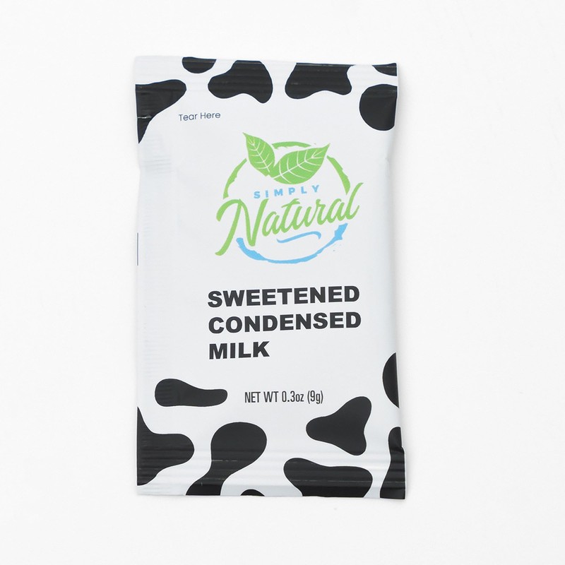 Simply Natural Sweetened Condensed Milk Creamer Single-Serve 9 grams sachet,