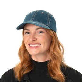 Lipodo Washed Denim Baseball Cap for Men and Women - Baseball Cap for All Seasons - Breathable Leisure Cap - Sporty Cap in Denim Look - Adjustable Baseball Cap, olive