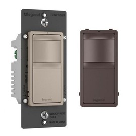 Radiant Universal Motion Sensor Legrand Radiant Includes Nickel and Dark Bronze LED 600w