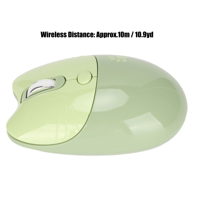 Wireless Mouse Cute Cartoon Cat Paw 2.4G Dual Mode Computer