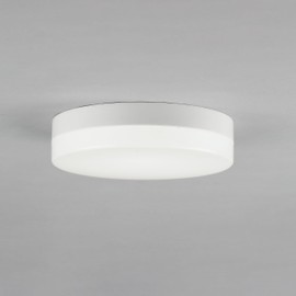Tuner - 7 Inch 15W 1 LED Round Flush Mount-White Finish