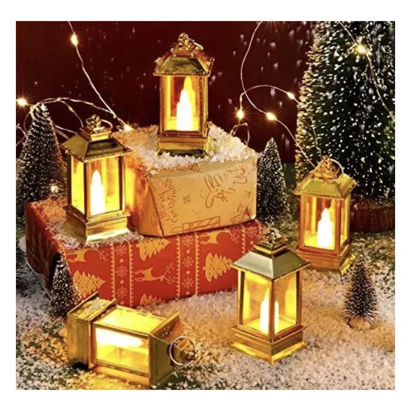 Tuanse 24 Pack Mini Lanterns Bulk Small Lanterns Decorative with