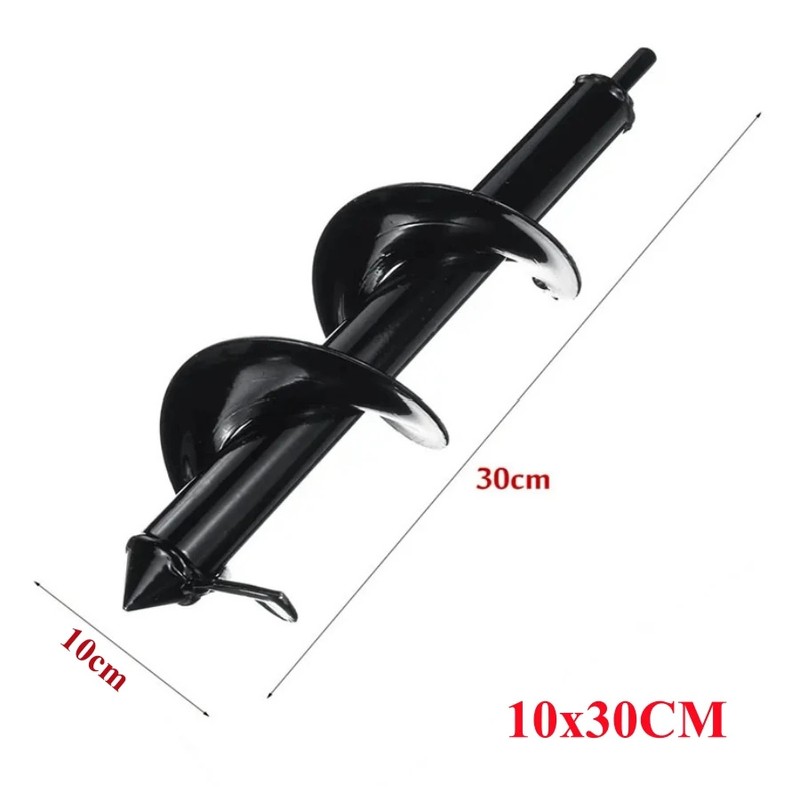 High Carbon Steel Garden Auger Drill Bit for Planting, 8