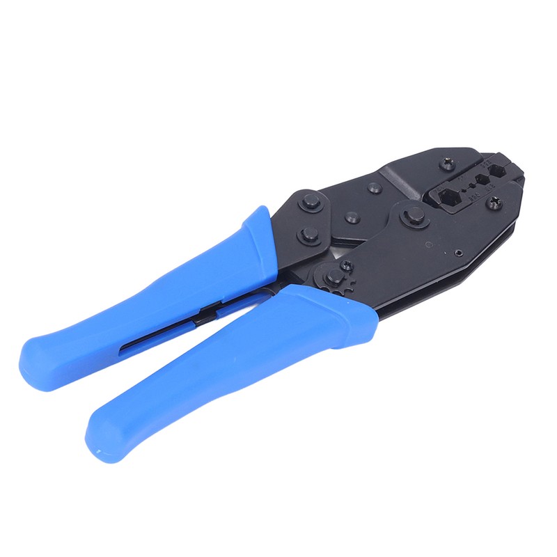 Crimping Pliers Ratchet 5 Hole Hex Coaxial Cable Terminal Cold