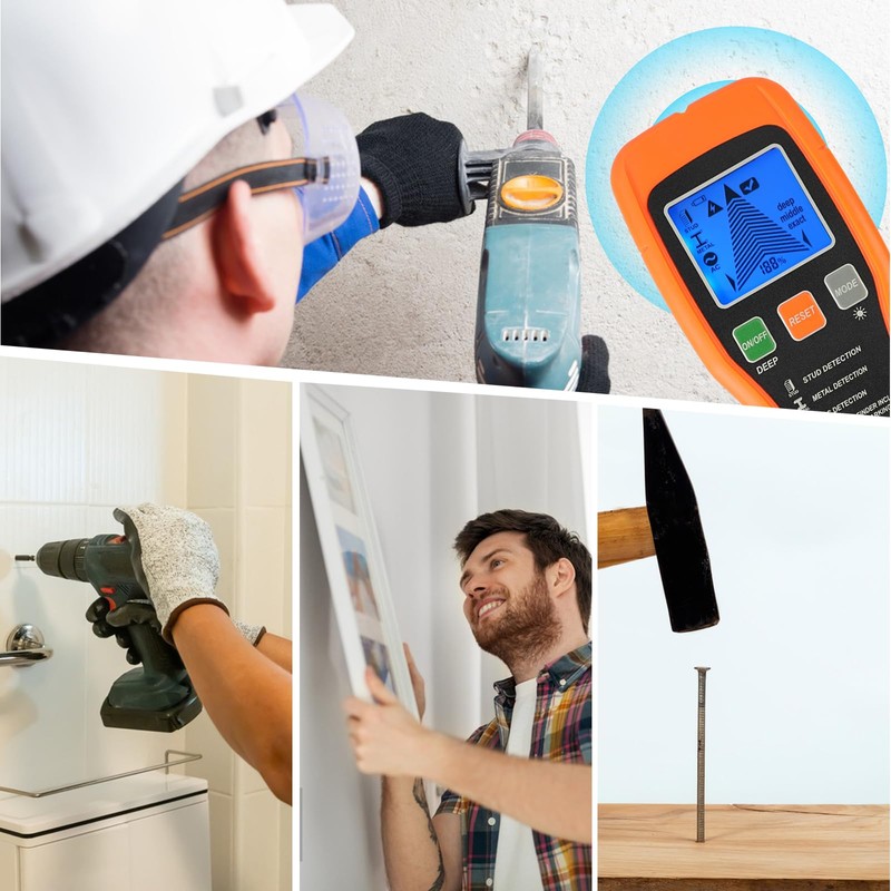 WOVTE Stud Finder Wall Scanner, 7 in 1 Electronic Stud