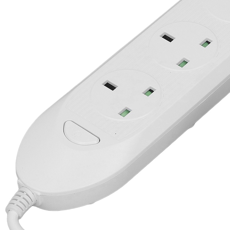Power Strip Extension Long Cord 2500W Multi Functional with USB