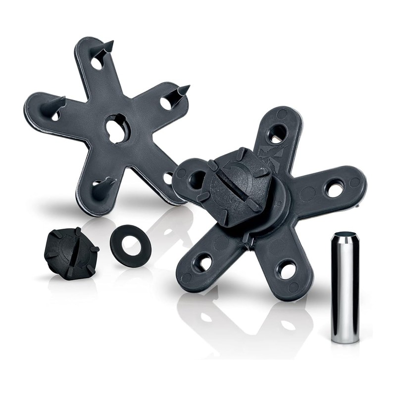 AIMALL 4Set Car Mat Fixed Buckle Set, Anti-Slip Double-Layer Plastic