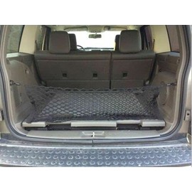 EACCESSORIES EA Rear Trunk Organizer Cargo Net for Dodge Nitro 2007-2012 – Envelope Style Cargo Net for SUV - Premium Mesh Car Trunk Organizer Vehicle Carrier Storage - Compatible with Nitro