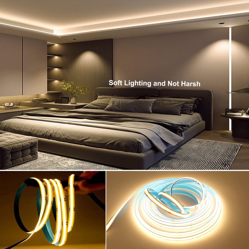 BUNACET COB LED Strip Lights 2880LEDs, Bright COB LED Lights