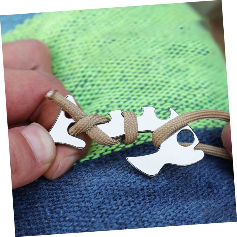 Sosoport Outdoor Camping Gear Tent Rope Fastener Guy Rope Adjusters