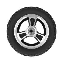 6in Wheelchair Wheel Light Sturdy Aluminum Alloy Hub Quiet Anti Skid Safe PU Solid Wheel Replacement