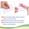 sourcing map Pack of 30 L-Shape Label Holders 80 x