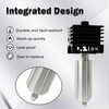 3 PCS 0.4MM Hotend Kit for P2S/H2D/H2S/X2D/H2C/A1/A1 Mini Integrated Design