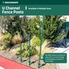 Sandbaggy U Channel Posts for Fences & Signs - Studded