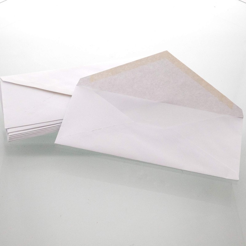 BAZIC Products White Envelope #10 Gummed Seal 4 1/8 x
