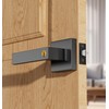 Aceele Interior Privacy Door Handle with Lock, Square Door Lever